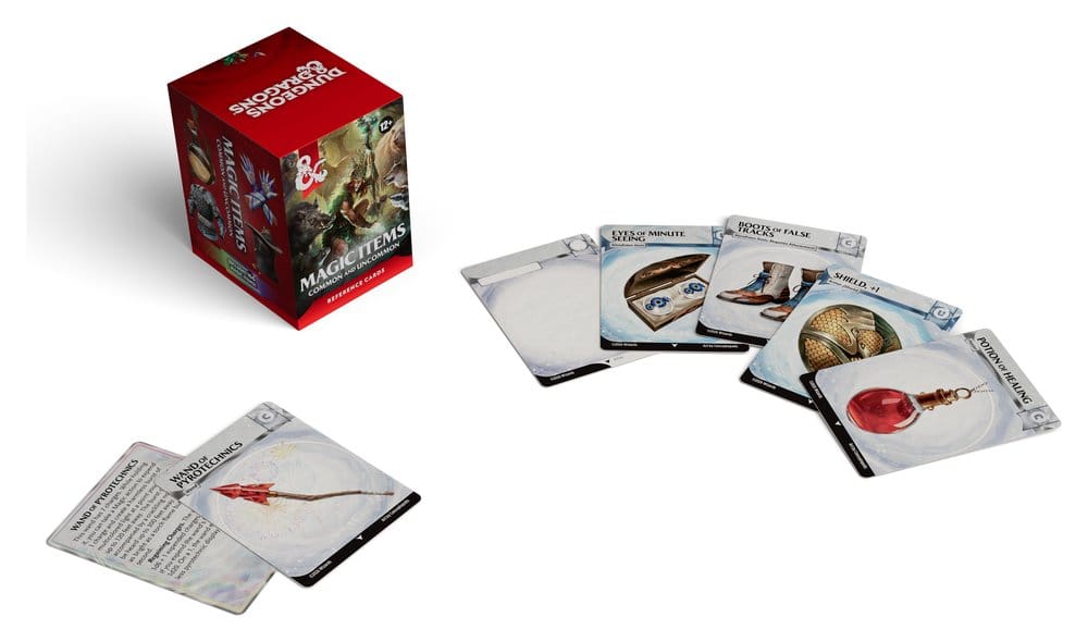 Dungeons & Dragons RPG Reference Cards - Magic Items (Common and Uncommon) *English Version*