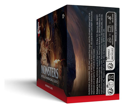 Dungeons & Dragons RPG Reference Cards: Monsters (Mystical and Menacing) *English Version*