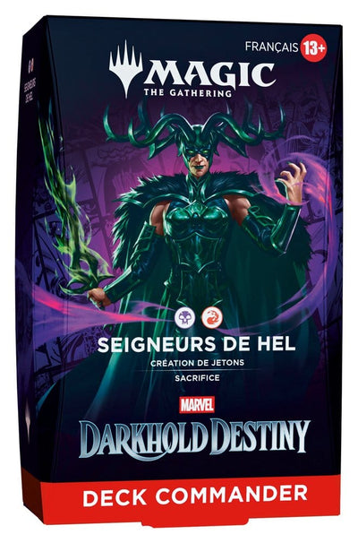 Magic the Gathering Marvel: Darkhold Destiny Commander Decks Case (4) french