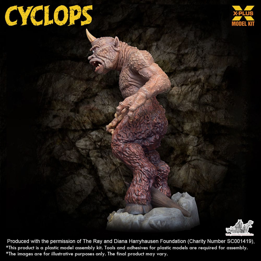 Cyclops figure Plastic Model Kit 1/72 Renewal Package 23 cm
