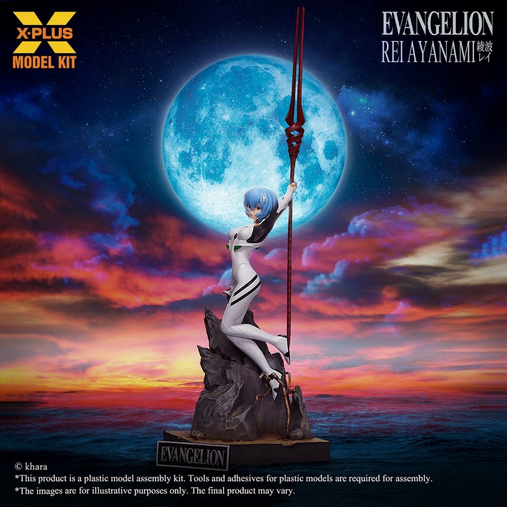 Neon Genesis Evangelion Plastic Model Kit 1/8 Rei Ayanami 40 cm