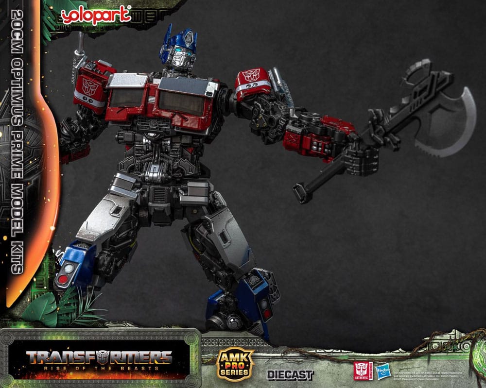 Transformers: Rise of the Beasts AMK Pro Series Plastic Model Kit Optimus Prime (Oversea Version) 20 cm