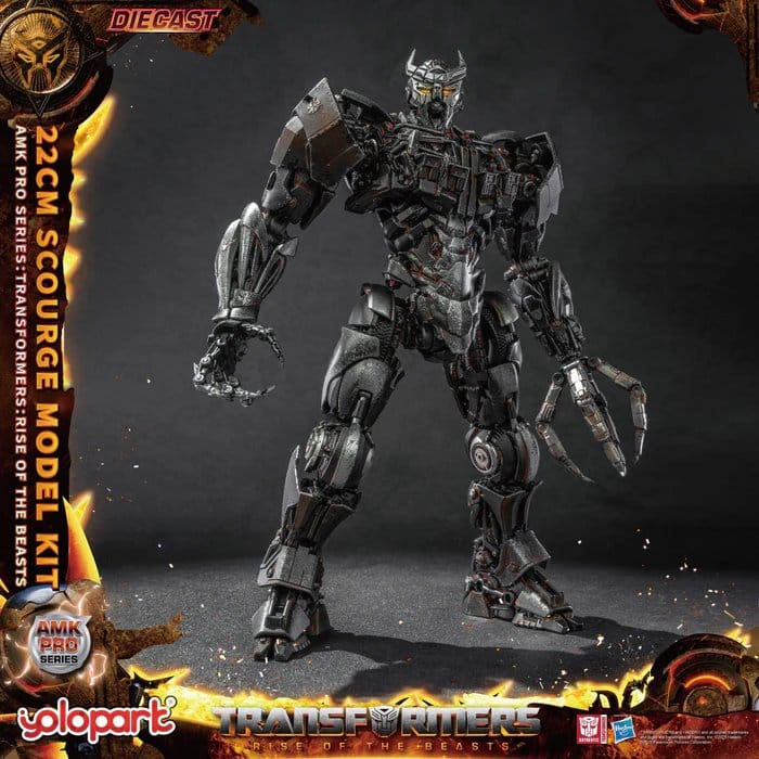Transformers: Rise of the Beasts AMK Pro Series Model Kit Scourge (Oversea Version) 22 cm
