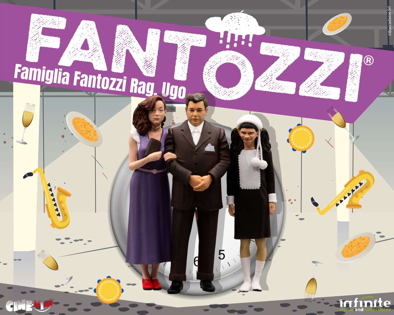 Fantozzi : La famiglia Fantozzi Cinemini 10 cm