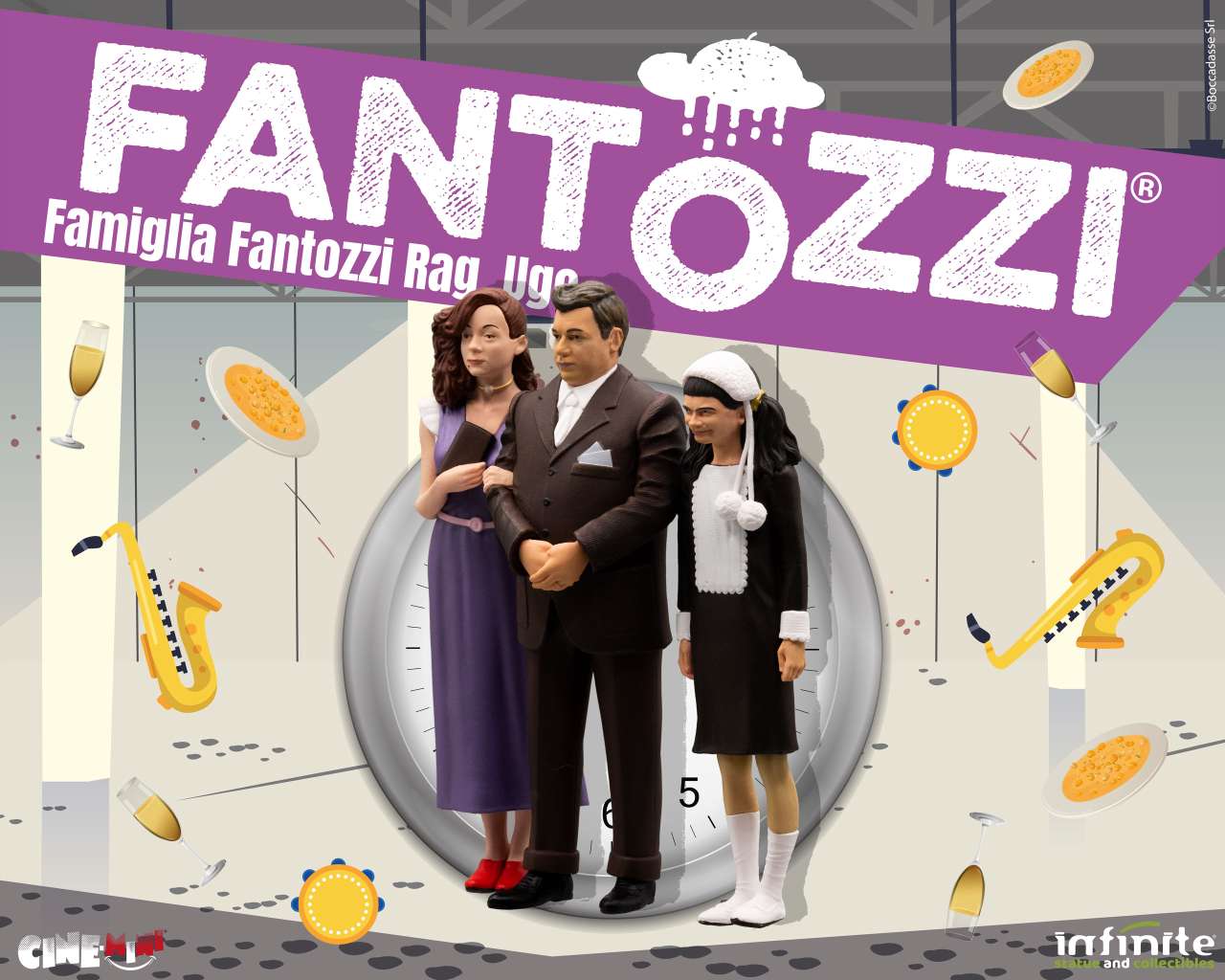 Fantozzi : La famiglia Fantozzi Cinemini 10 cm