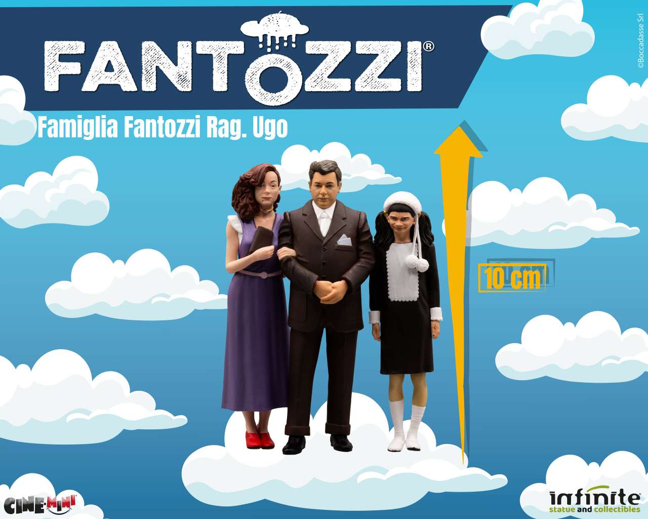 Fantozzi : La famiglia Fantozzi Cinemini 10 cm