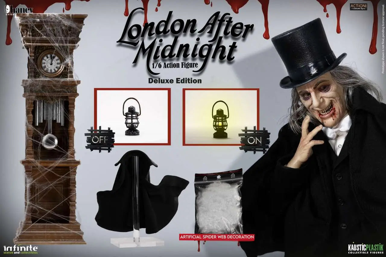 Lon Chaney As London After Midnight 1/6 Action Figure Deluxe Version