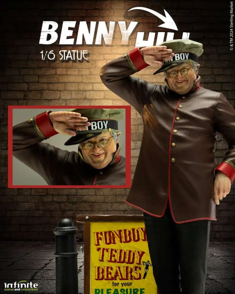 Benny Hill 1/6 Statue