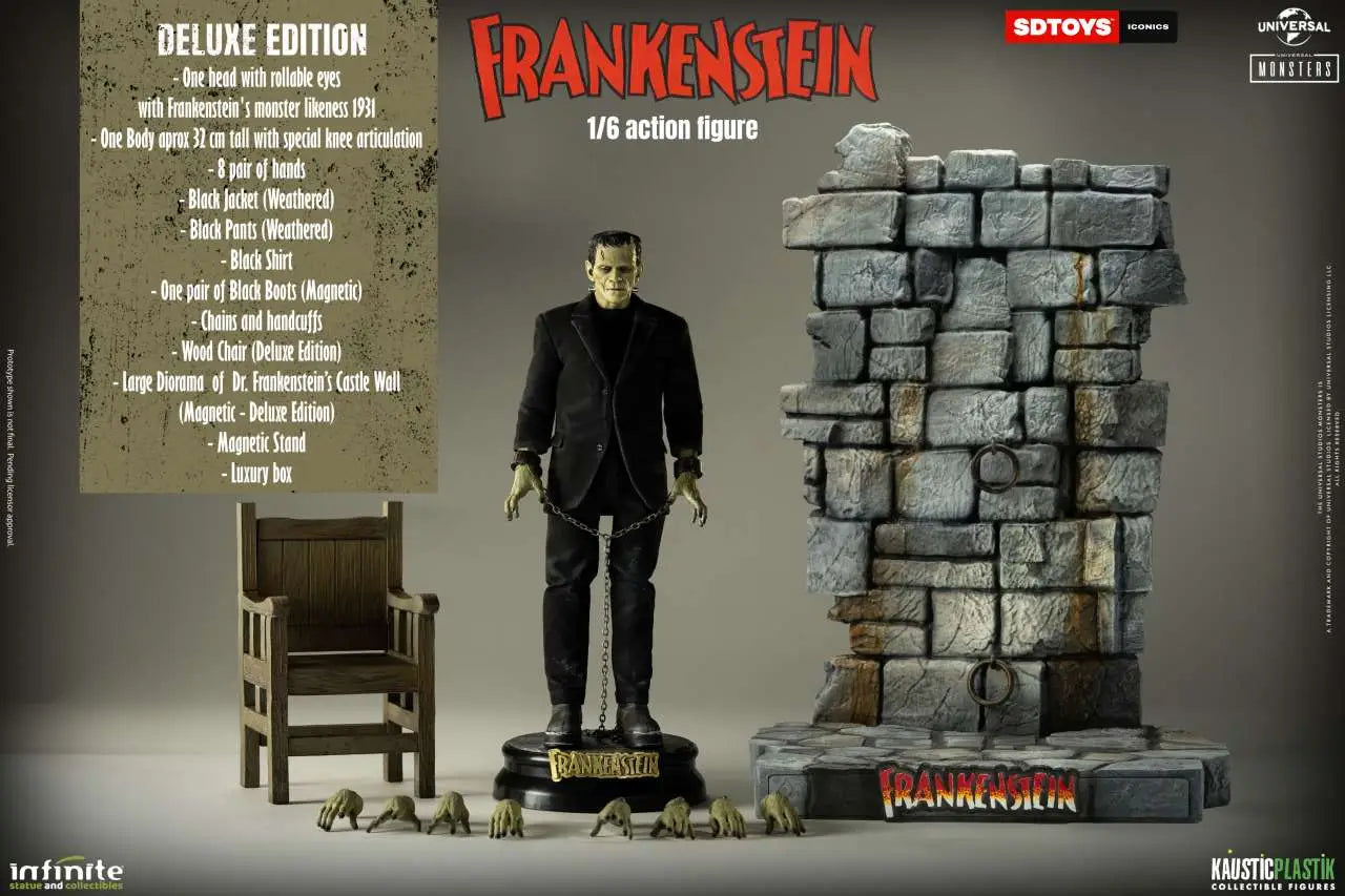 Frankenstein's Monster 1/6 Action Figure Deluxe Edition