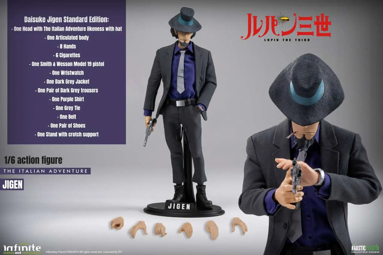 Lupin The 3rd The Italian Adventure Daisuke Jigen 1/6 Action Figure Standard Edition