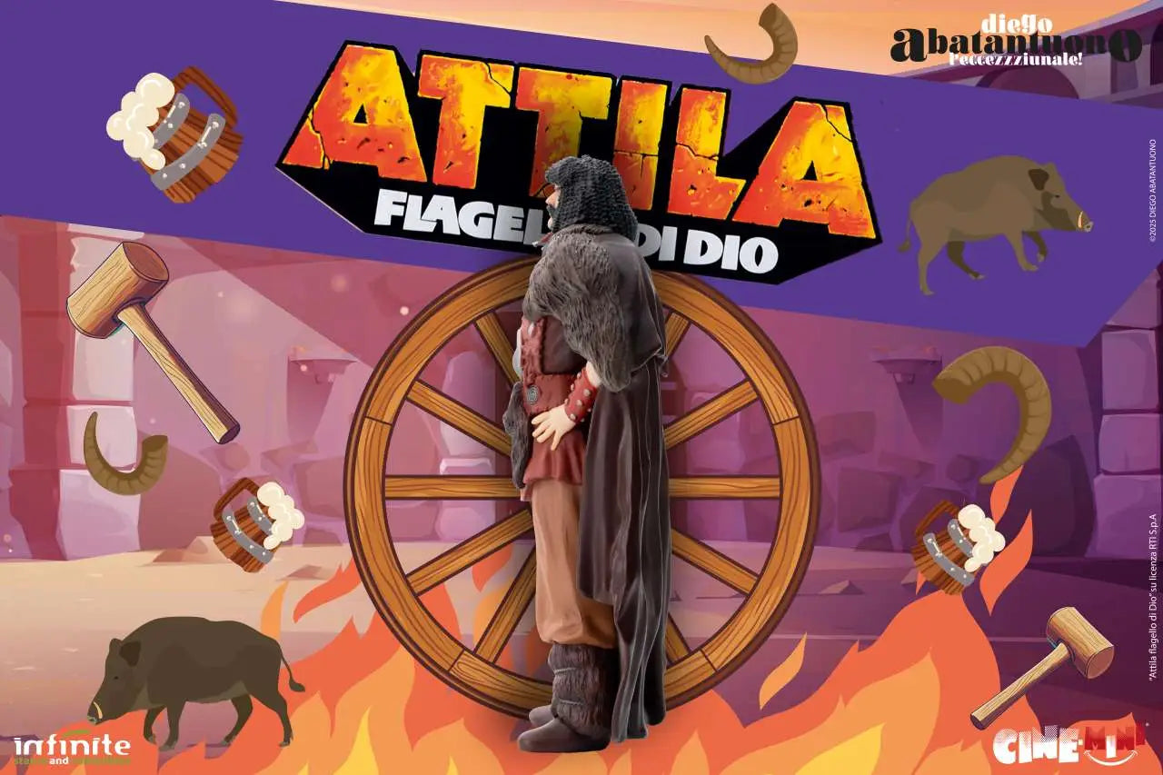 Diego Abatantuono Attila Il Flagello Di Dio Cine-mini Pvc