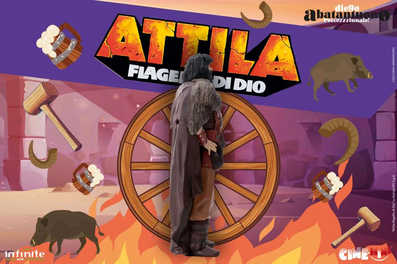 Diego Abatantuono Attila Il Flagello Di Dio Cine-mini Pvc