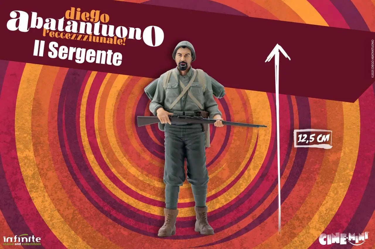 Diego Abatantuono Sergente Lorusso Cine-mini Pvc