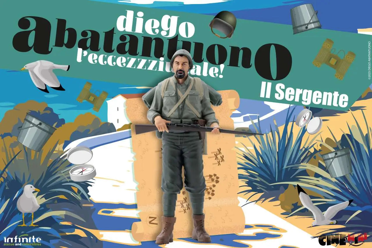 Diego Abatantuono Sergente Lorusso Cine-mini Pvc