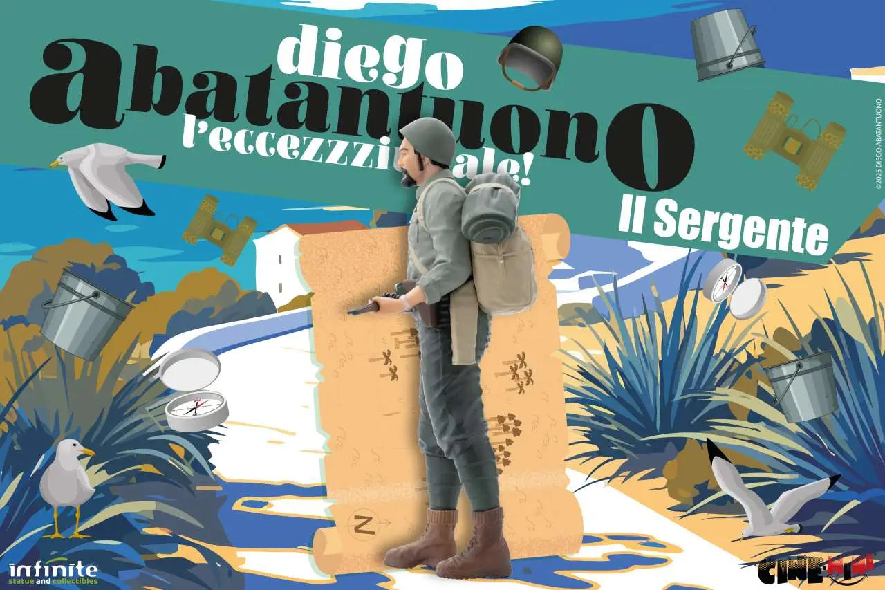 Diego Abatantuono Sergente Lorusso Cine-mini Pvc