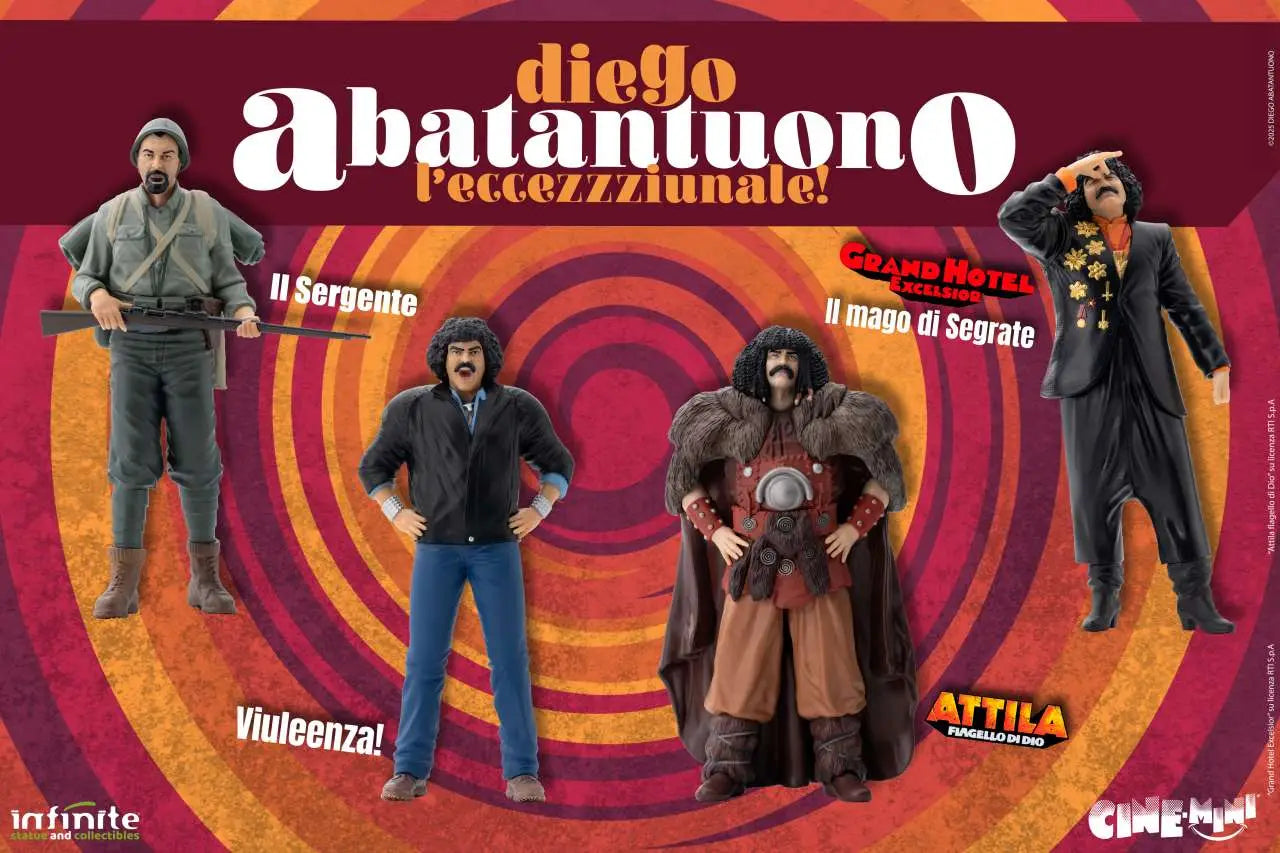 Diego Abatantuono Sergente Lorusso Cine-mini Pvc