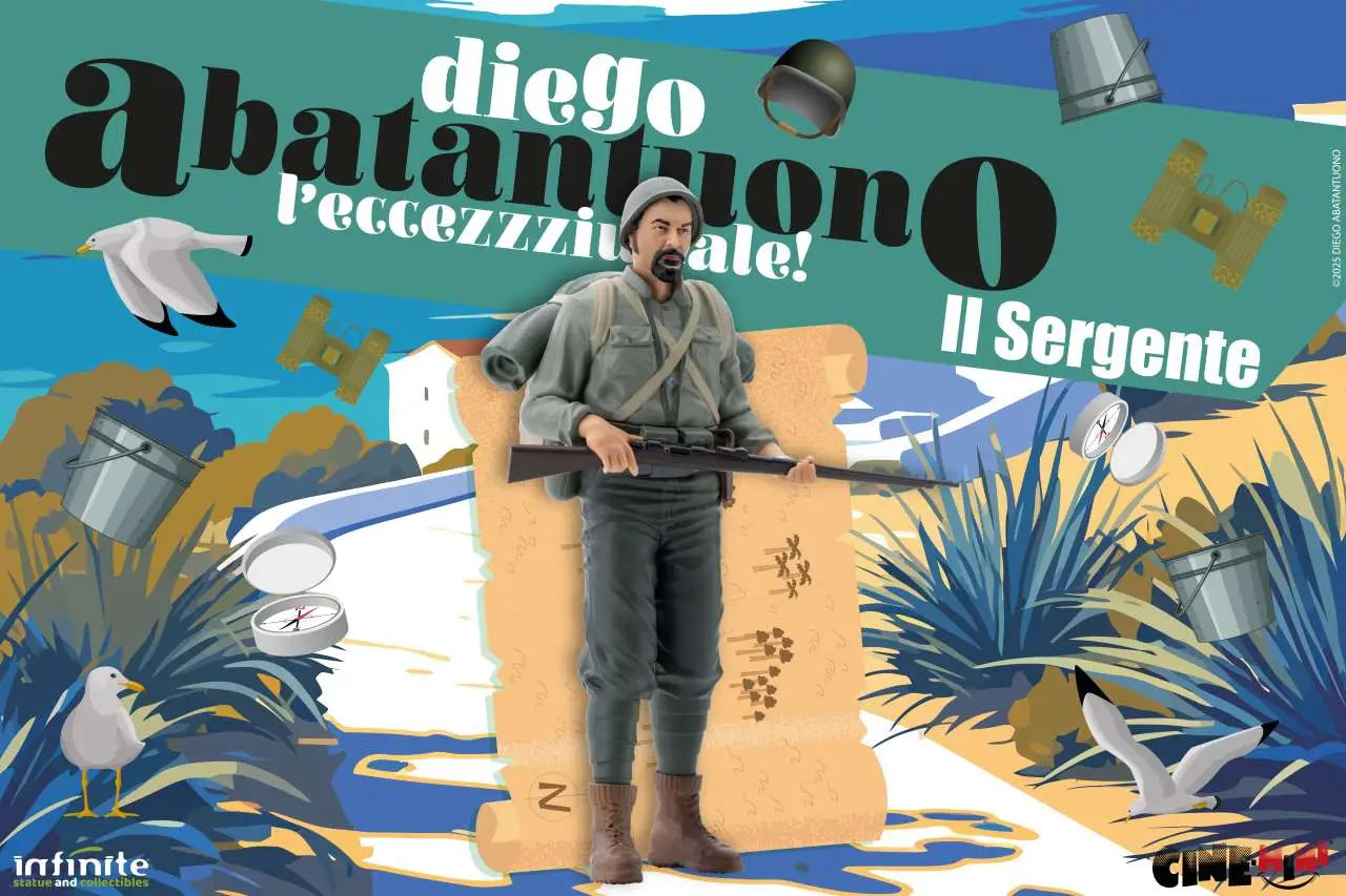 Diego Abatantuono Sergente Lorusso Cine-mini Pvc