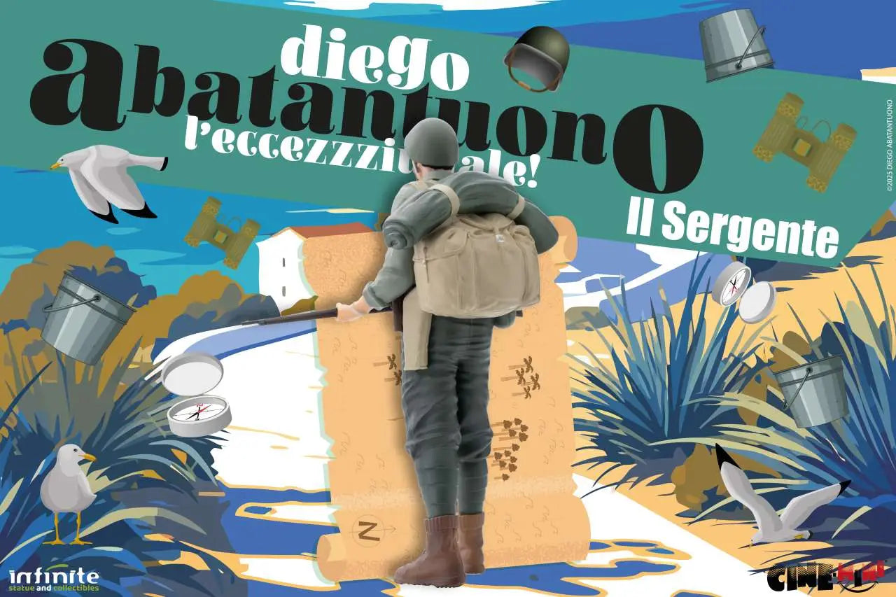 Diego Abatantuono Sergente Lorusso Cine-mini Pvc