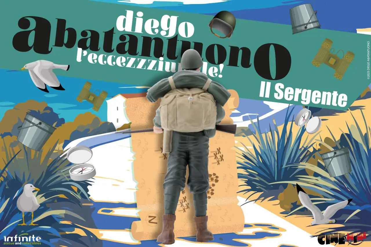Diego Abatantuono Sergente Lorusso Cine-mini Pvc