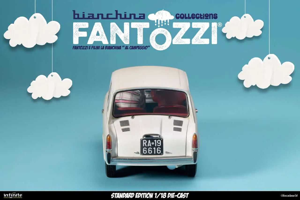 Fantozzi E Filini La Bianchina Al Campeggio 1/18 Die-cast Standard Edition