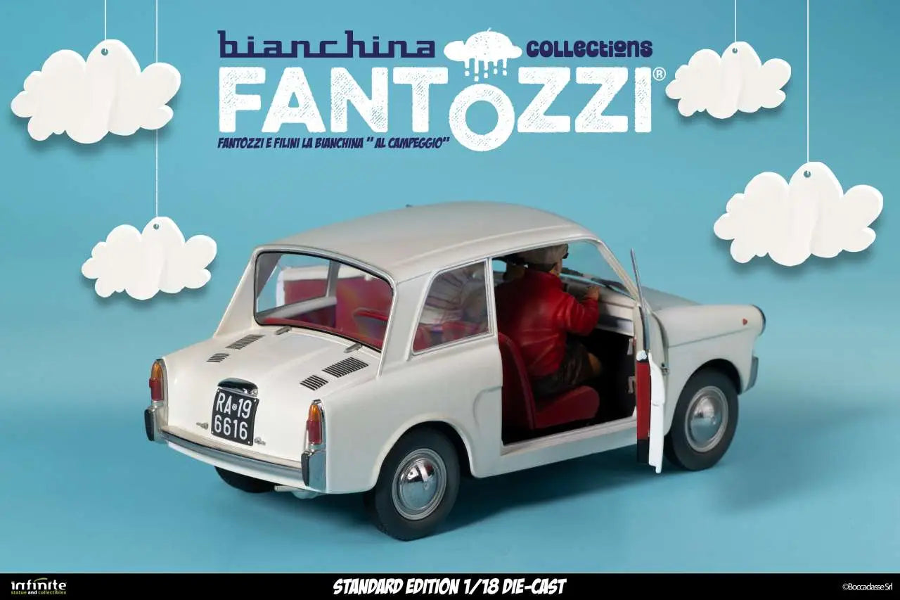 Fantozzi E Filini La Bianchina Al Campeggio 1/18 Die-cast Standard Edition