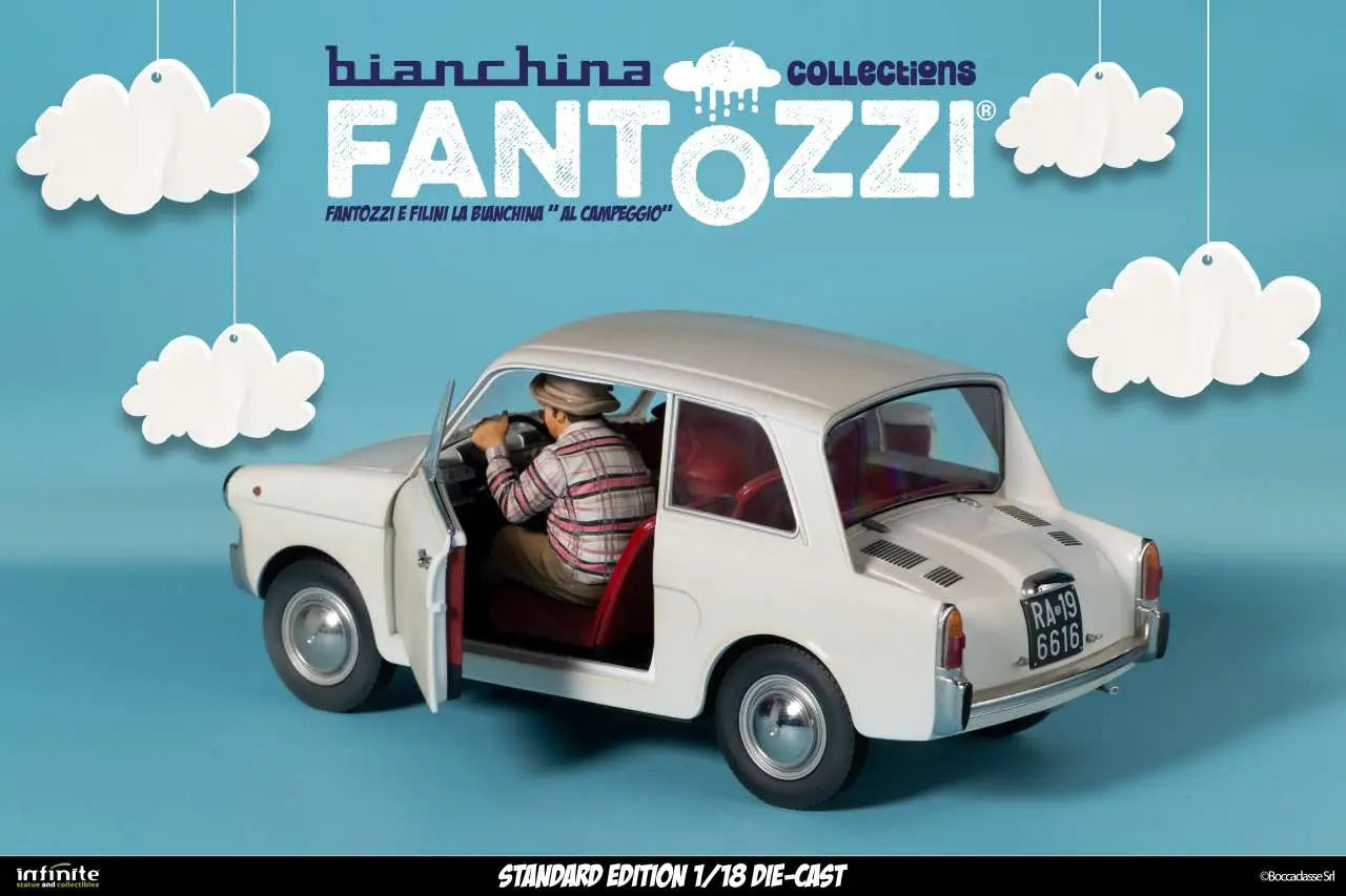 Fantozzi E Filini La Bianchina Al Campeggio 1/18 Die-cast Standard Edition