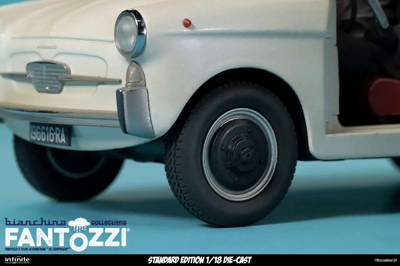 Fantozzi E Filini La Bianchina Al Campeggio 1/18 Die-cast Standard Edition