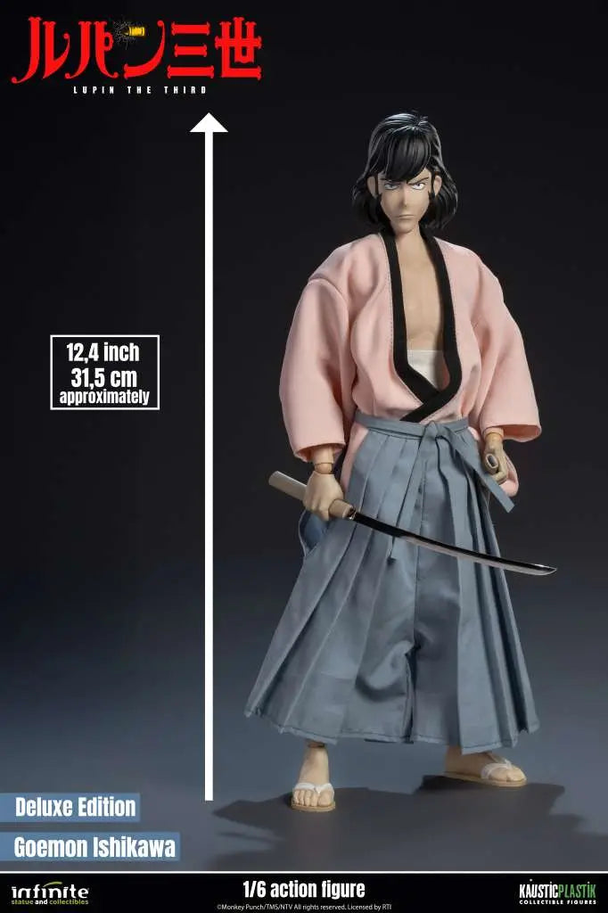 Lupin The 3rd The Italian Adventure Goemon Ishikawa Xiii 1/6 Action Figure Deluxe Edition