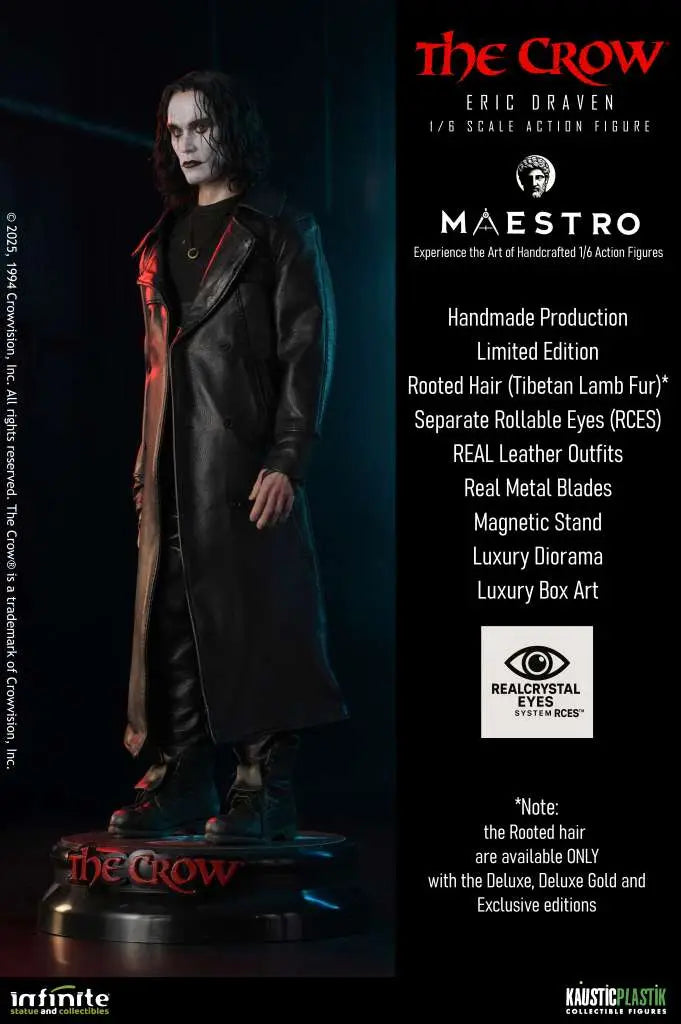 The Crow Eric Draven 1/6 Luxury Action Figure Deluxe Gold Edition