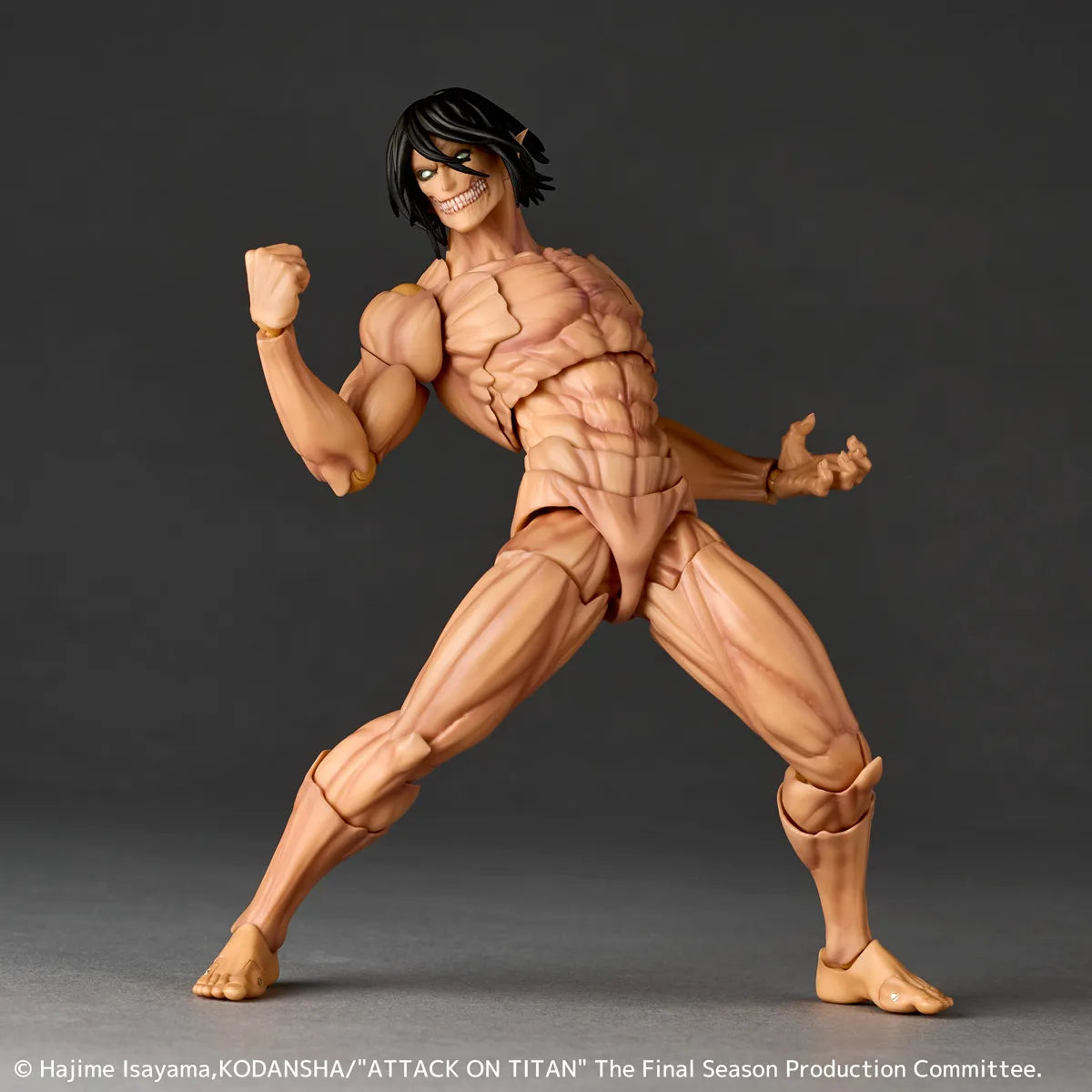 Revoltech A.y. Attack On Titan Eren Titan Action Figure (resale)