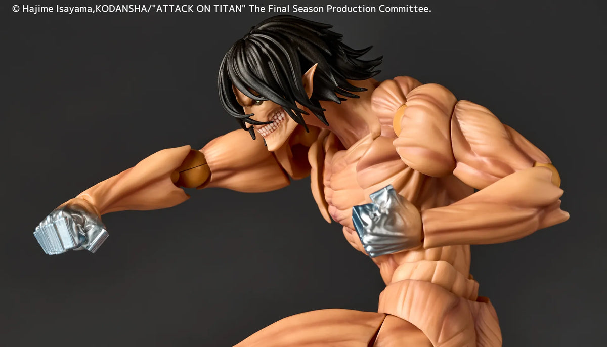 Revoltech A.y. Attack On Titan Eren Titan Action Figure (resale)