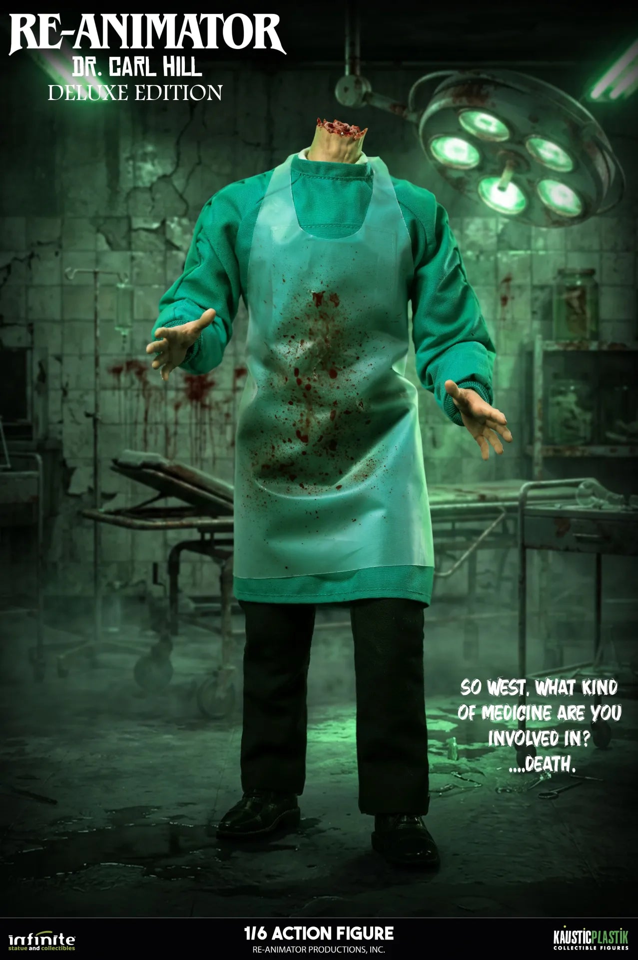 Re-animator Doctor Carl Hill 1/6 Action Figure Standard Edition