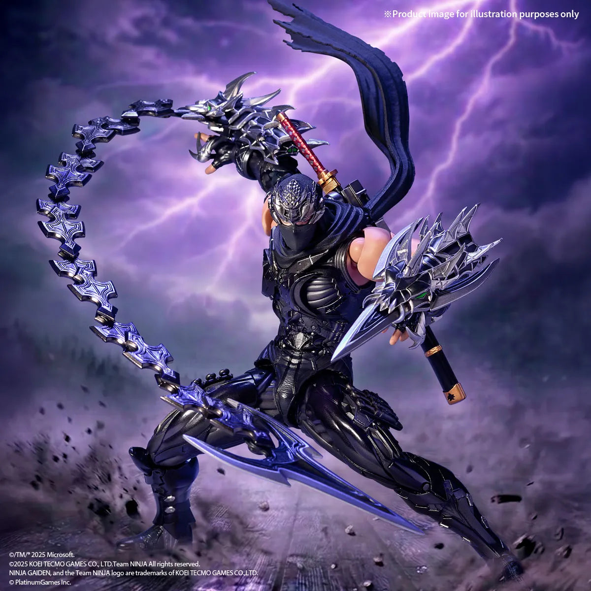 Revoltech Amazing Yamaguchi Ryu Hayabusa Ninja Gaiden 4 Action Figure