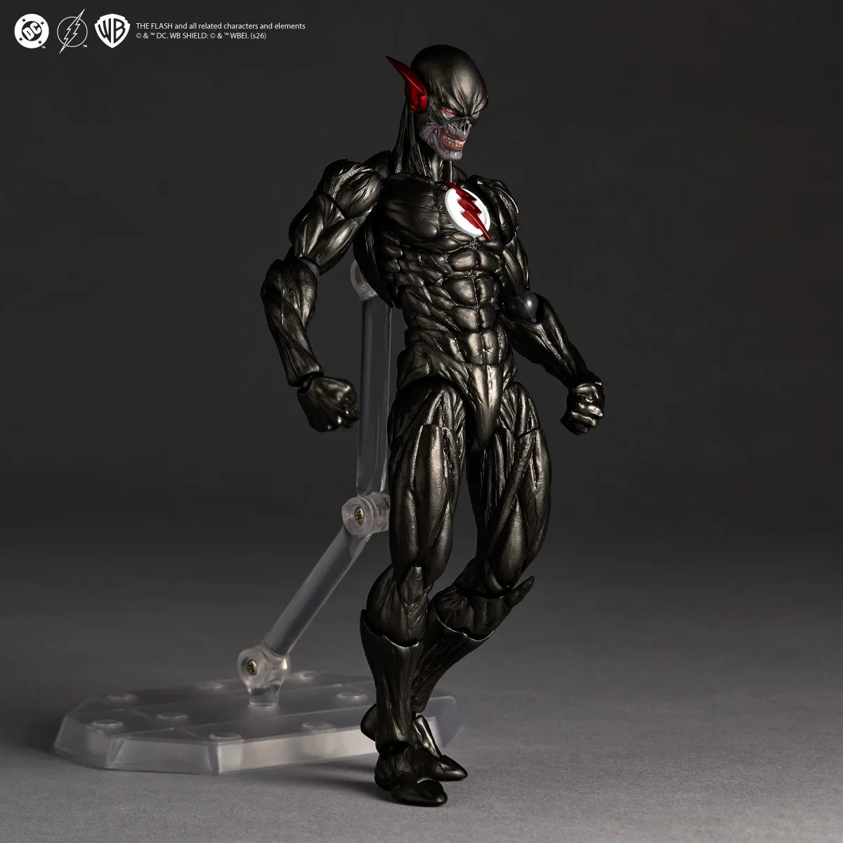 Revoltech Amazing Yamaguchi Dc Comics Black Flash Action Figure
