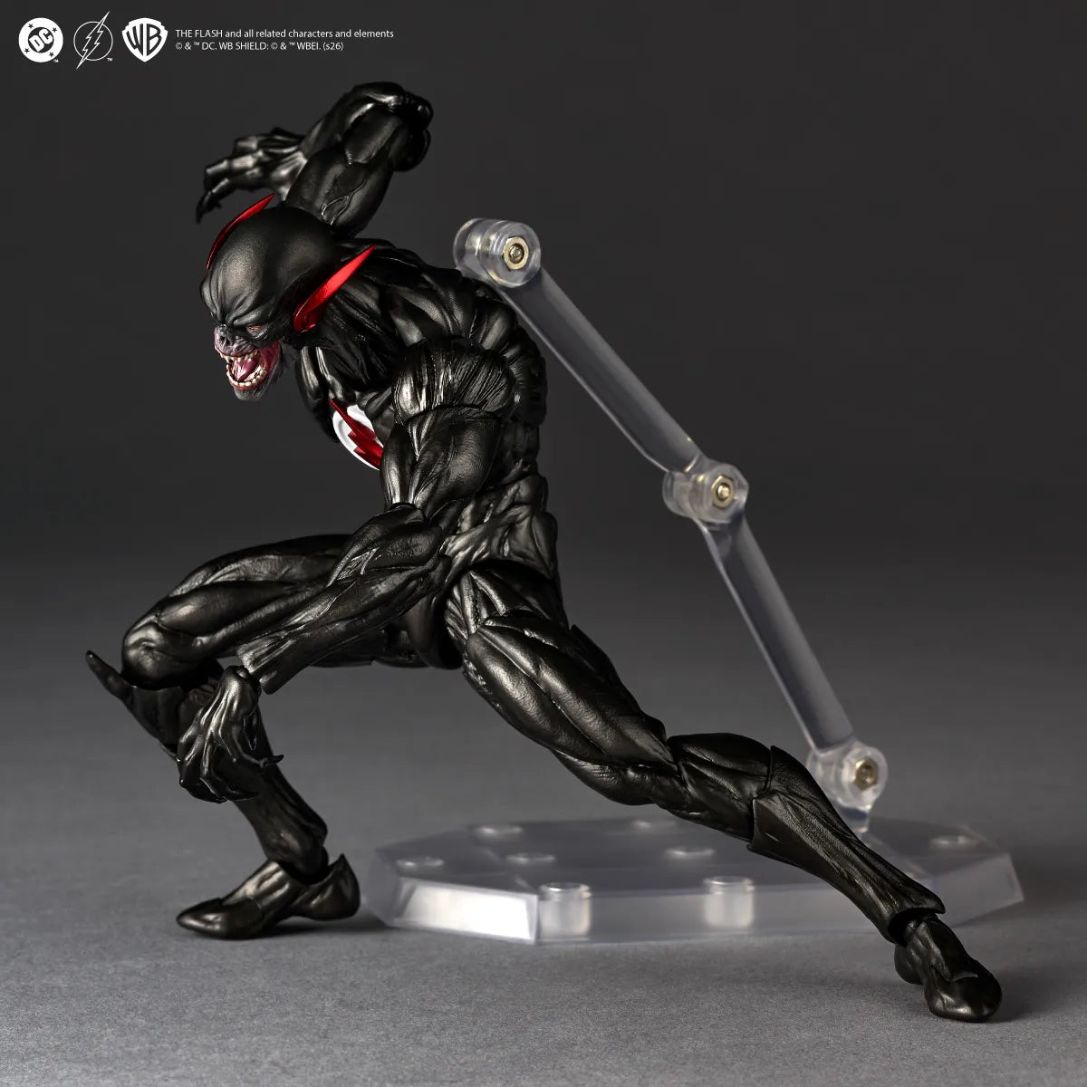 Revoltech Amazing Yamaguchi Dc Comics Black Flash Action Figure
