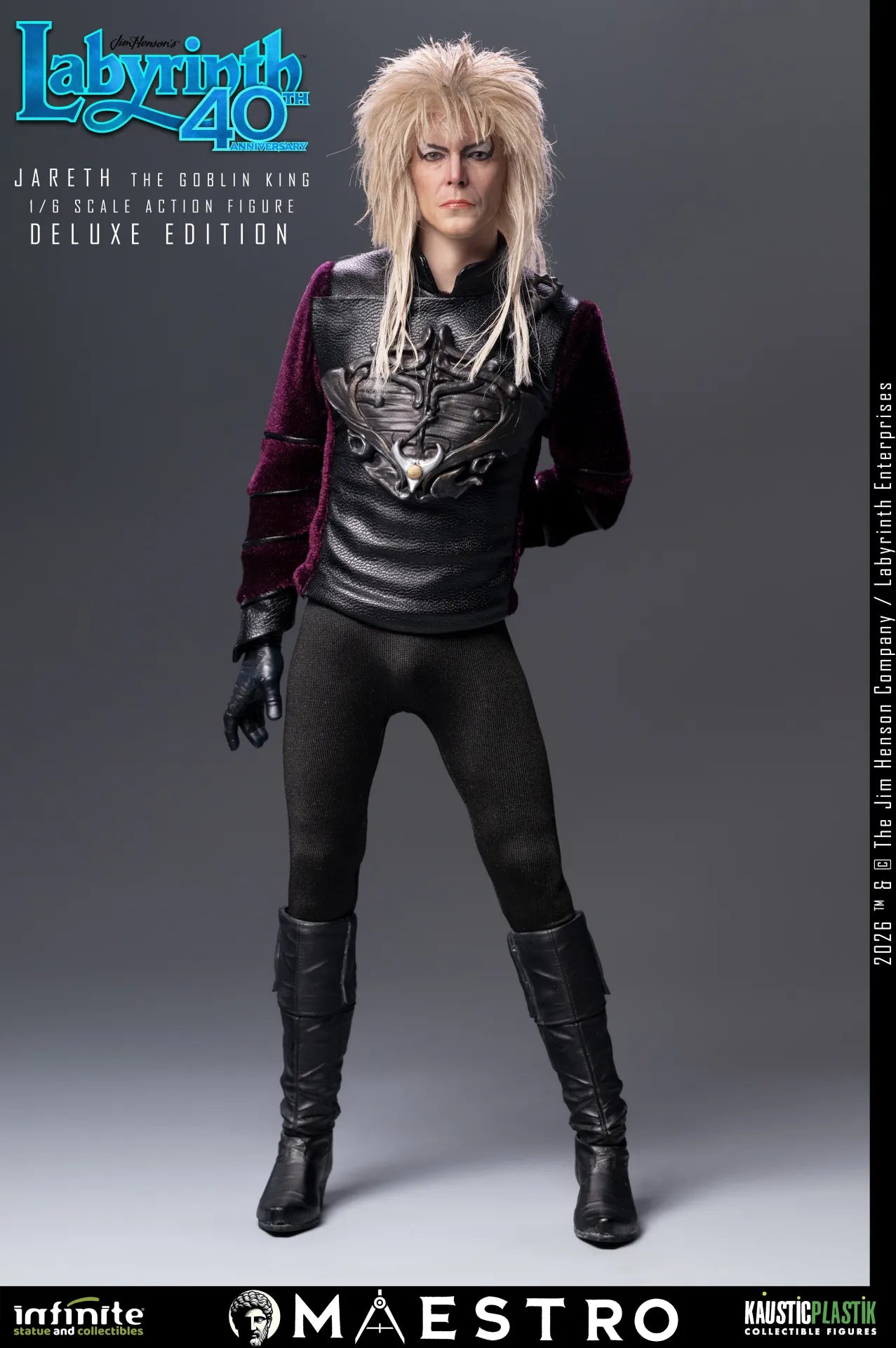 Labyrinth Jareth The Goblin King 1/6 Action Figure Deluxe Edition