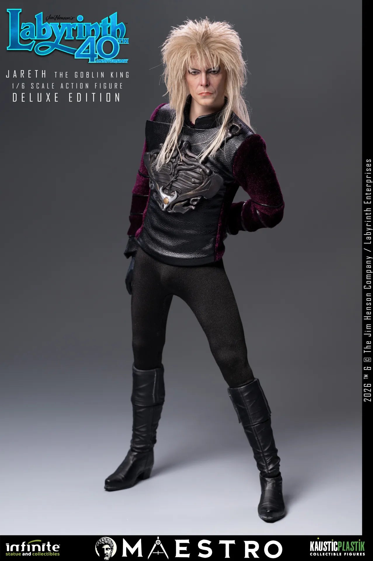 Labyrinth Jareth The Goblin King 1/6 Action Figure Deluxe Edition