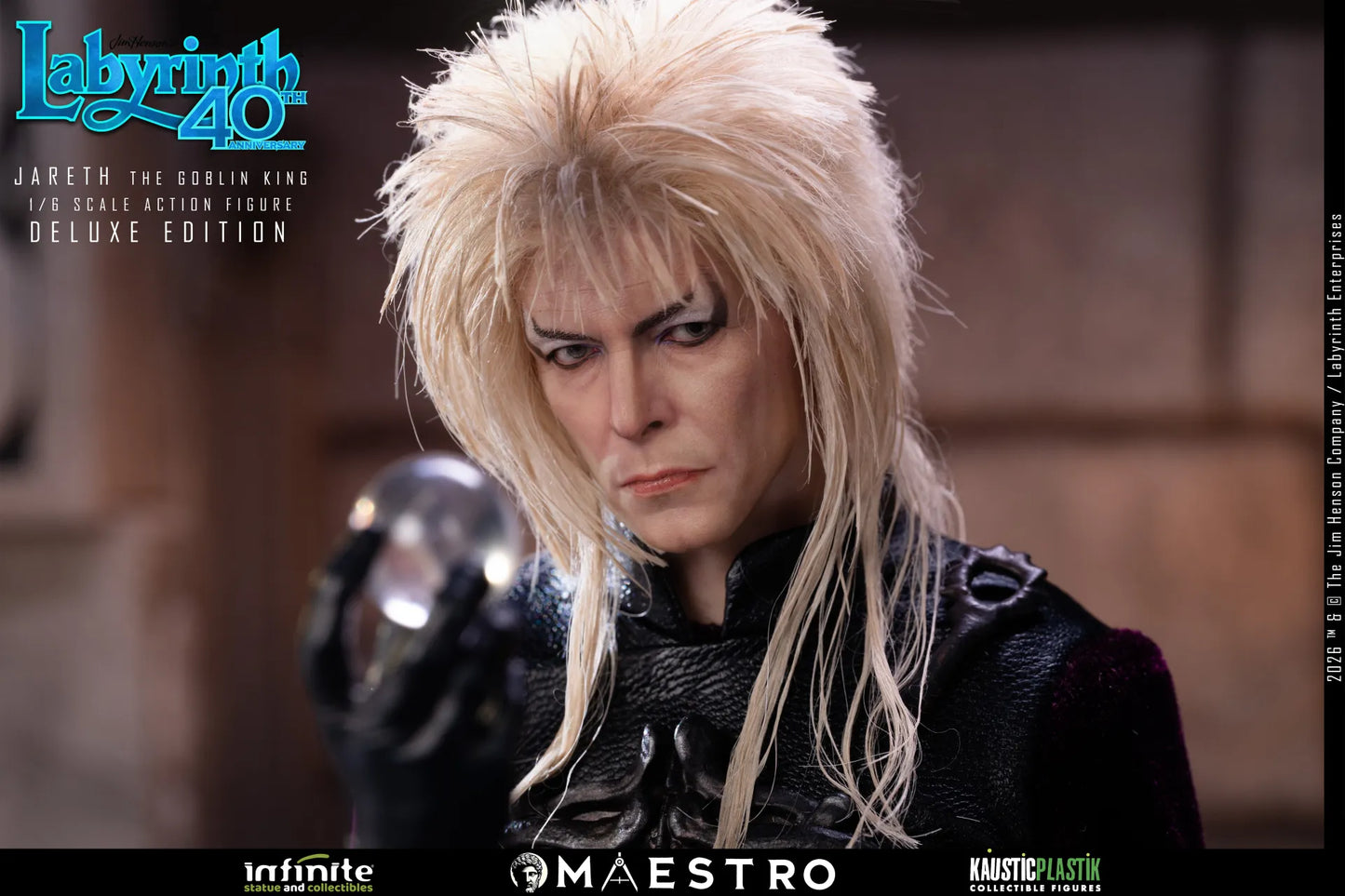 Labyrinth Jareth The Goblin King 1/6 Action Figure Deluxe Edition