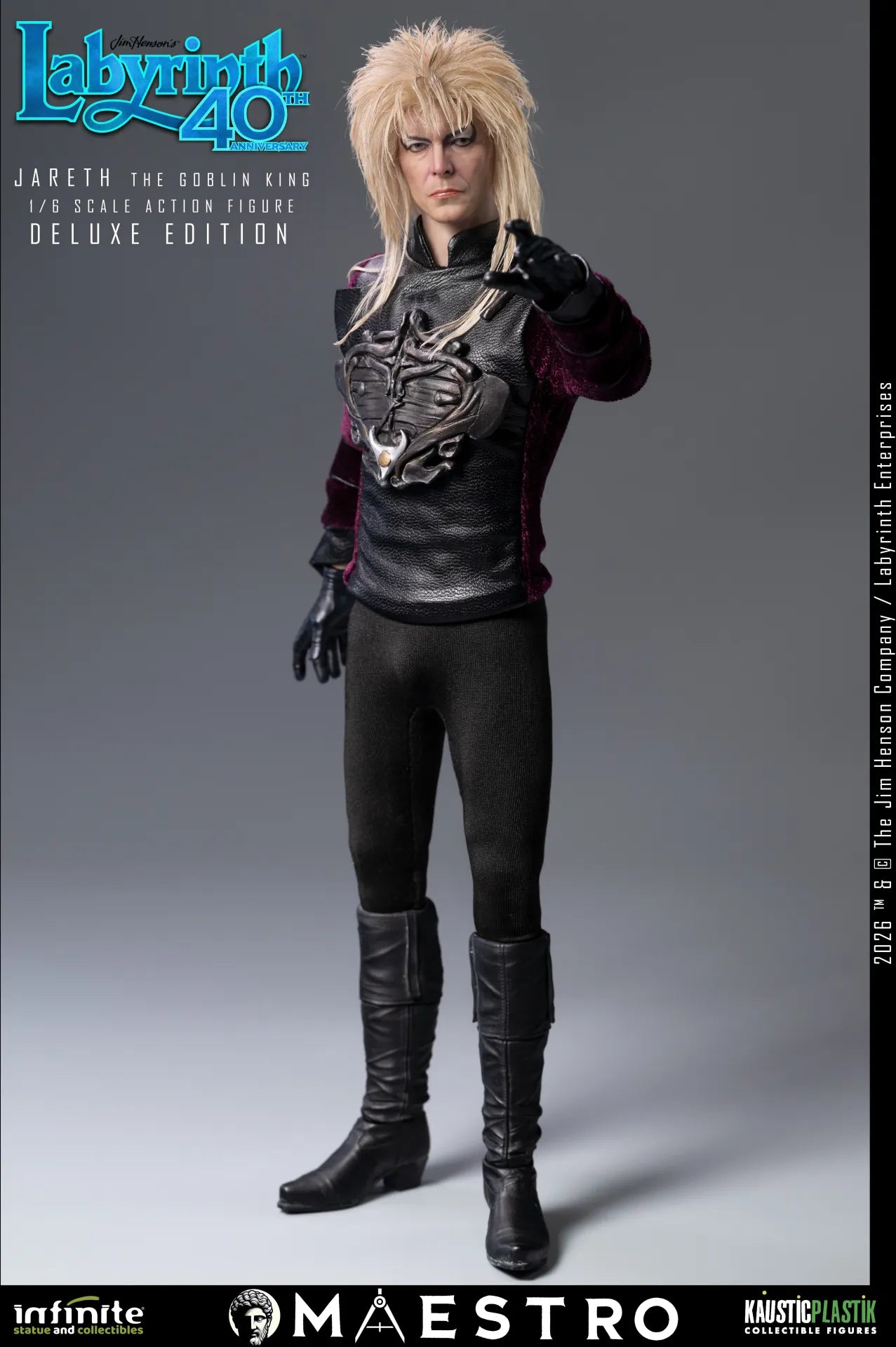 Labyrinth Jareth The Goblin King 1/6 Action Figure Deluxe Edition
