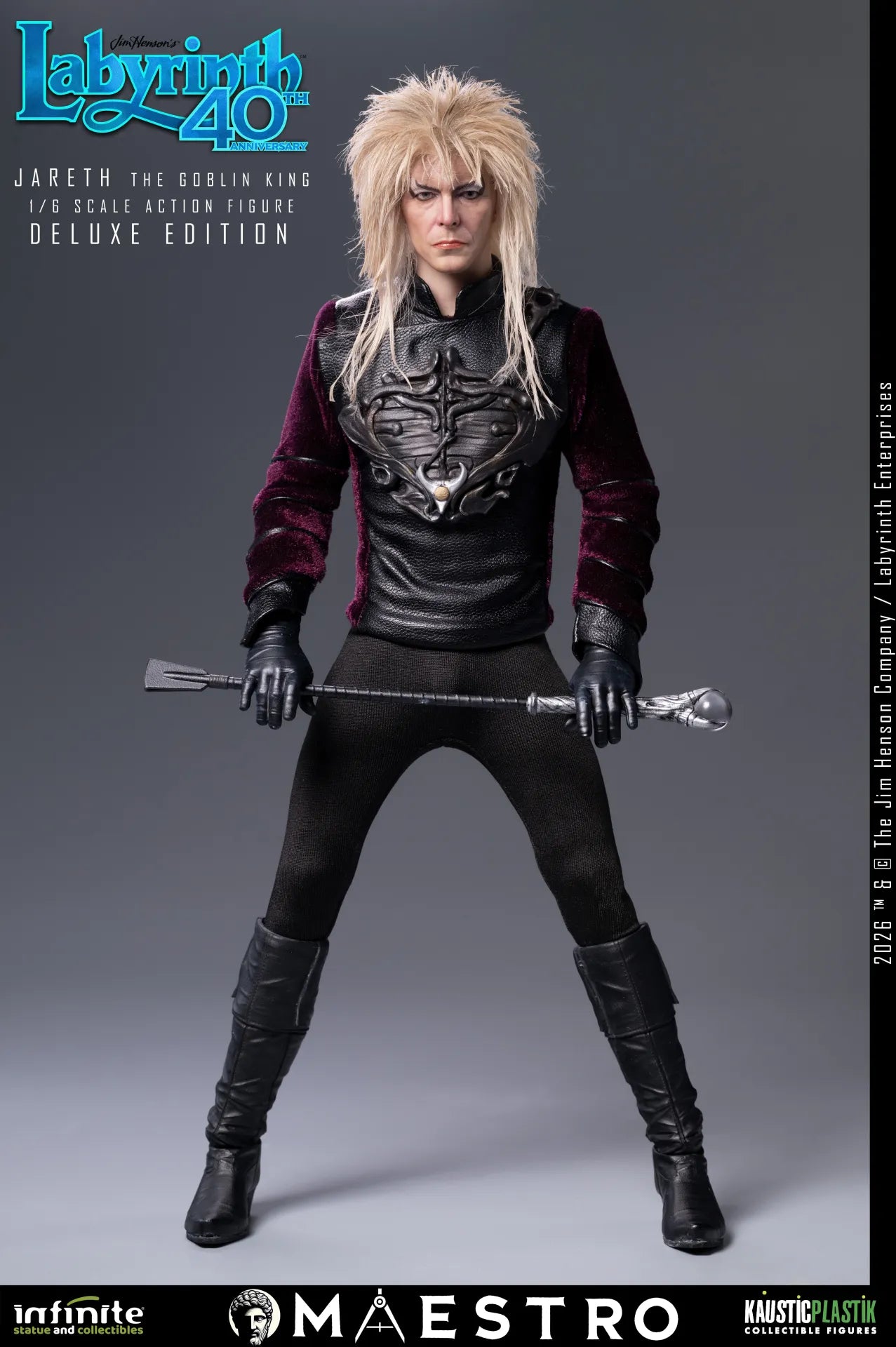Labyrinth Jareth The Goblin King 1/6 Action Figure Deluxe Edition