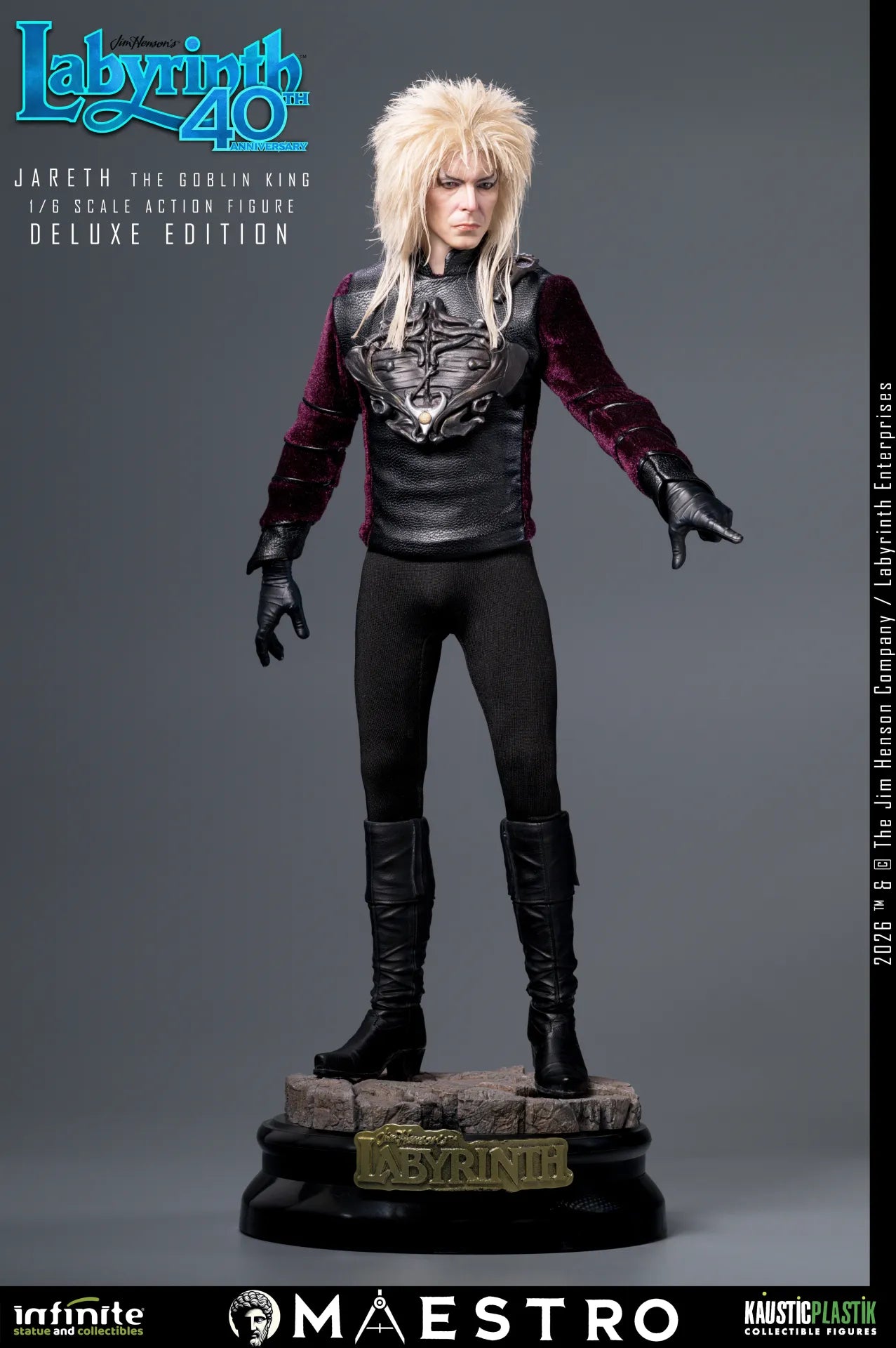 Labyrinth Jareth The Goblin King 1/6 Action Figure Deluxe Edition