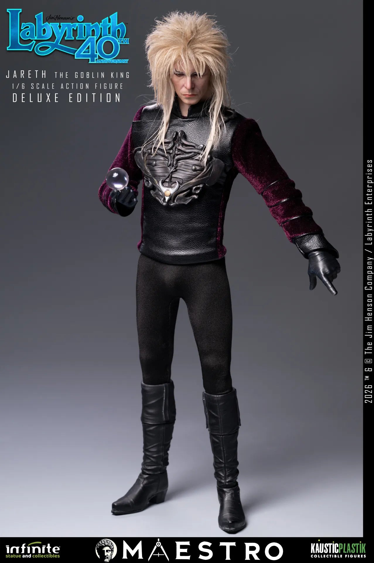 Labyrinth Jareth The Goblin King 1/6 Action Figure Deluxe Edition