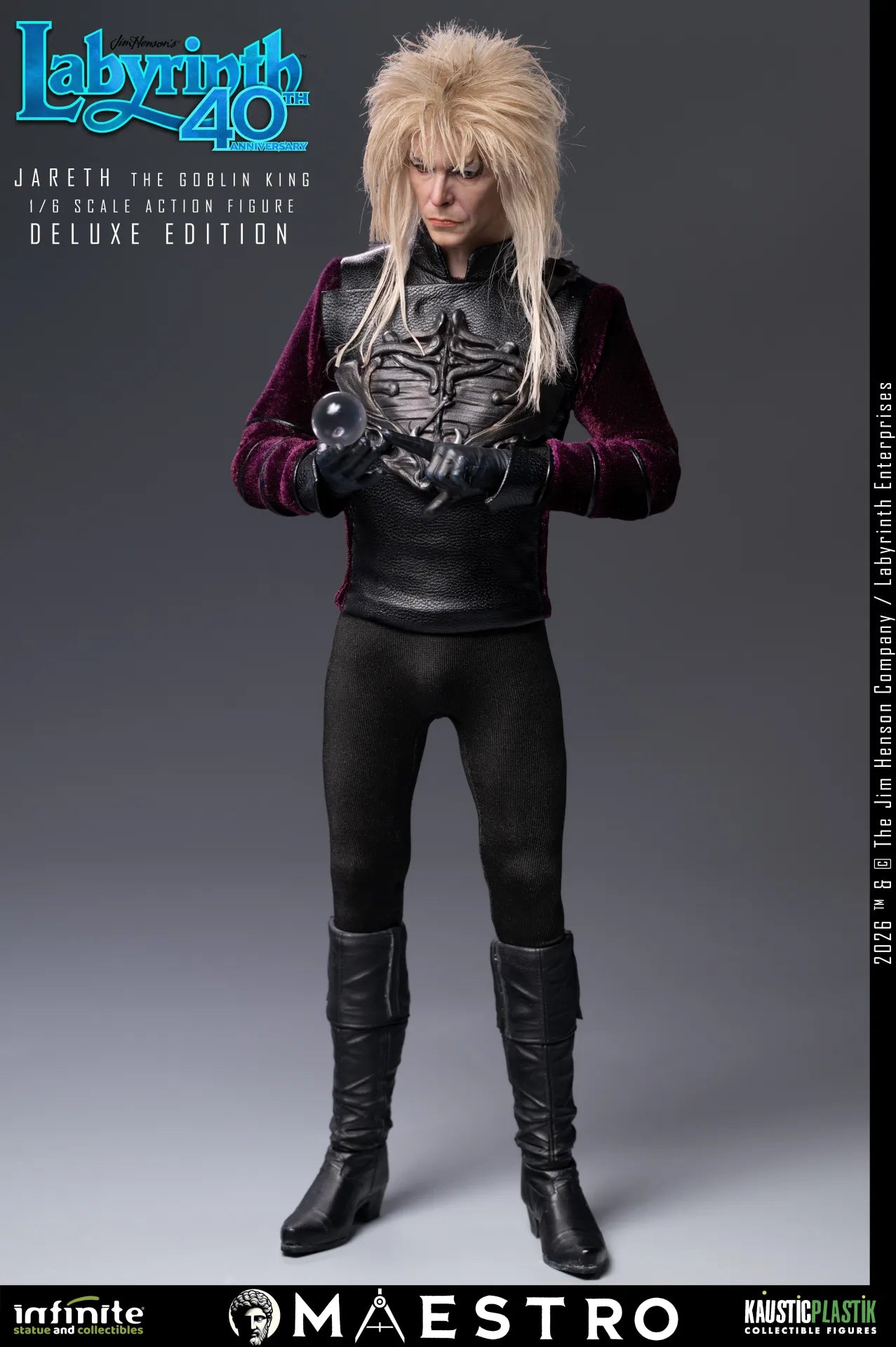 Labyrinth Jareth The Goblin King 1/6 Action Figure Deluxe Edition