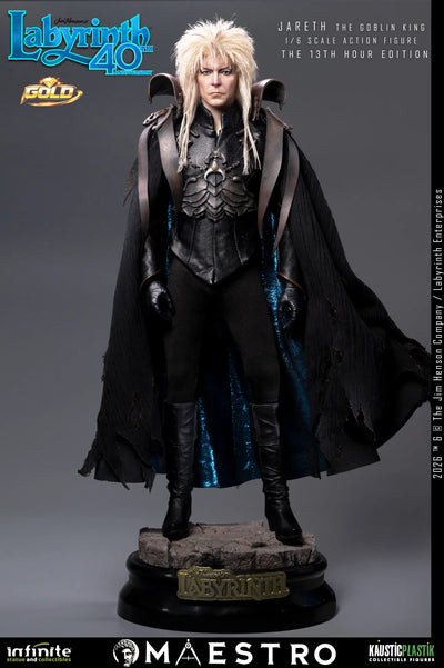 Labyrinth Jareth The Goblin King 1/6 Action Figure The 13th Hour Edition Gold