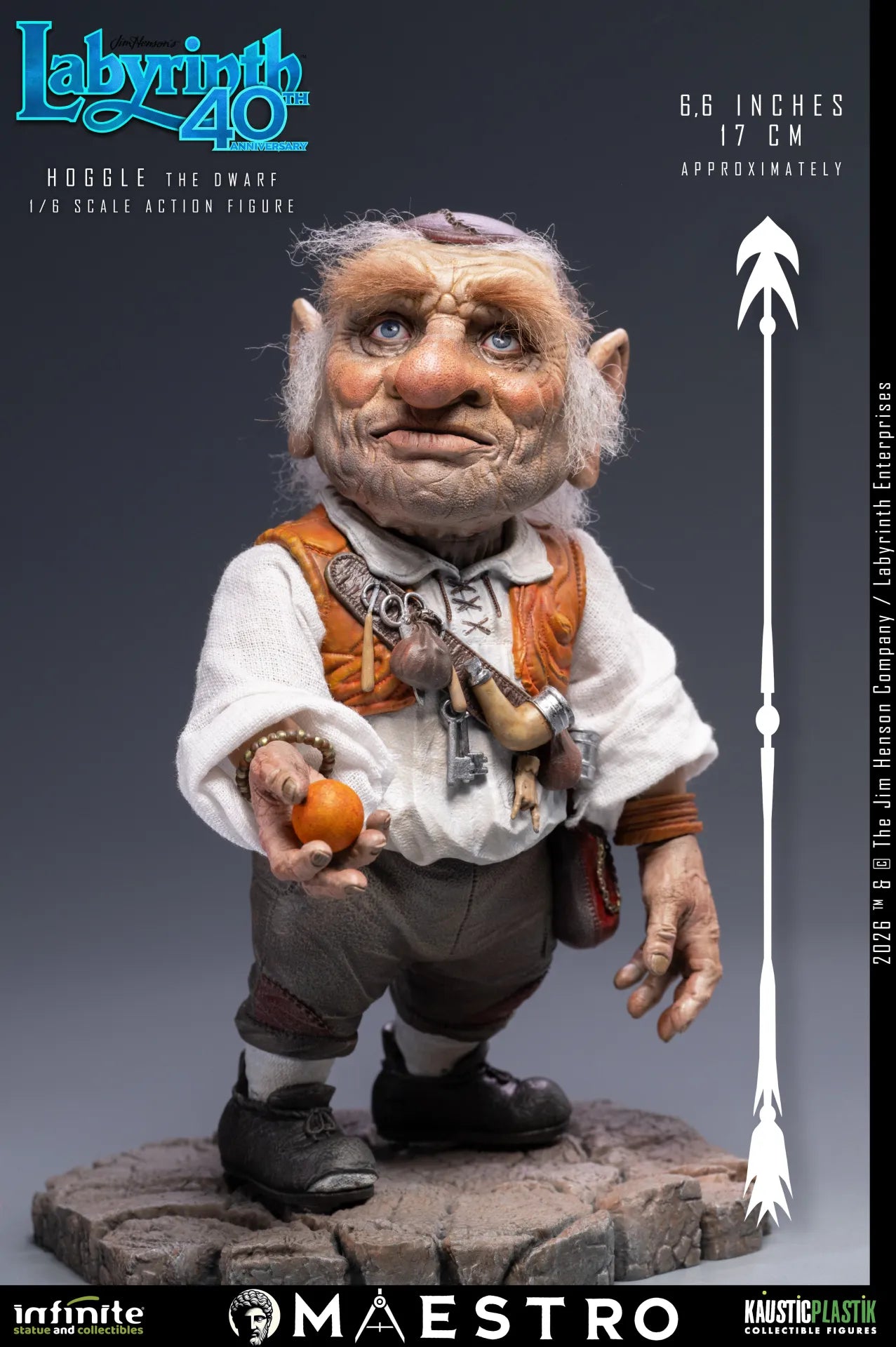 Labyrinth Hoggle The Dwarf 1/6 Action Figure