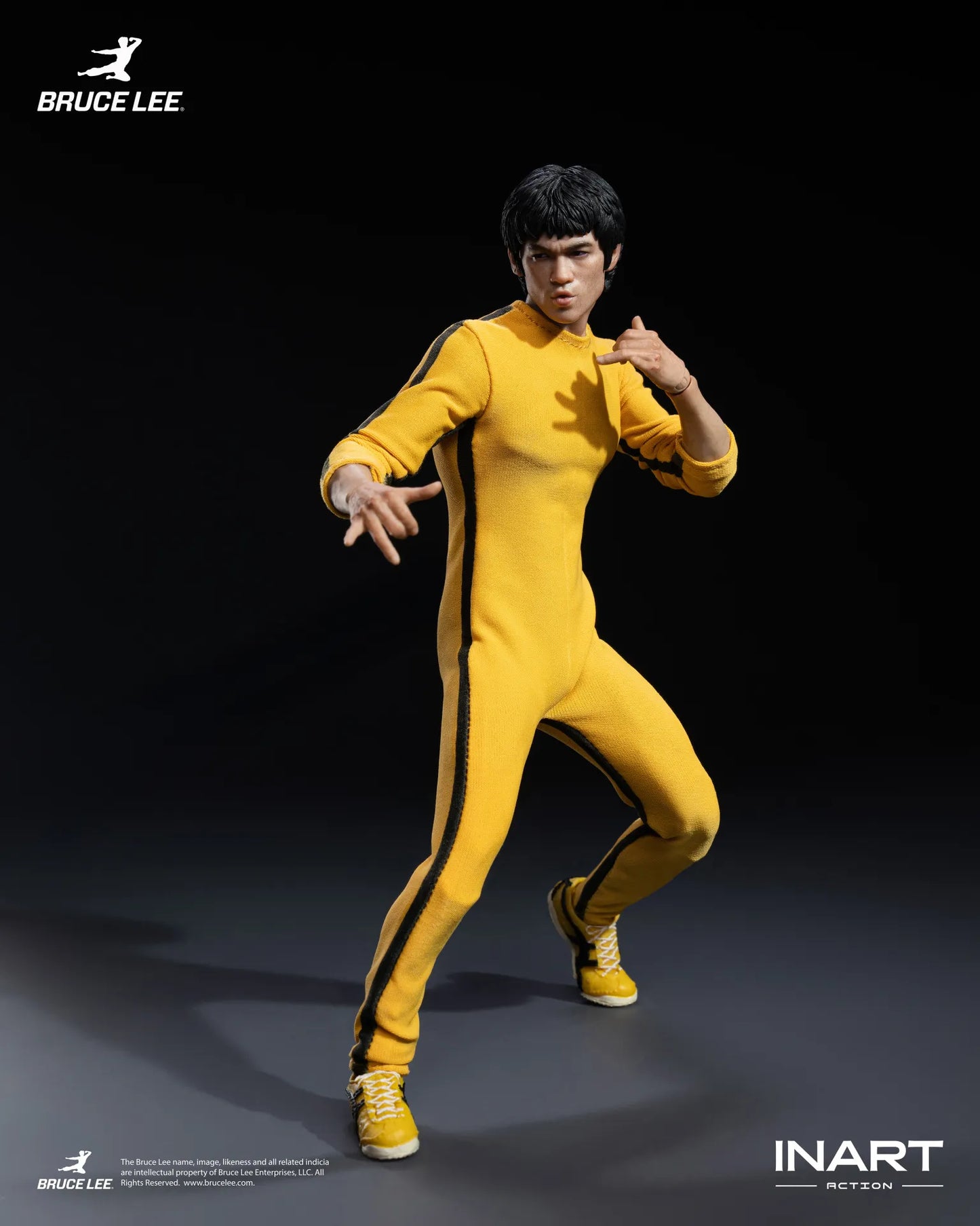 Bruce Lee (yellow Jumpsuit) 1/12 Collectible Figure