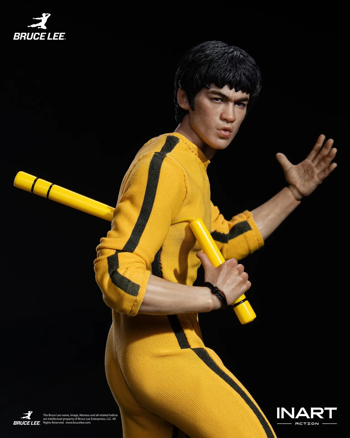 Bruce Lee (yellow Jumpsuit) 1/12 Collectible Figure