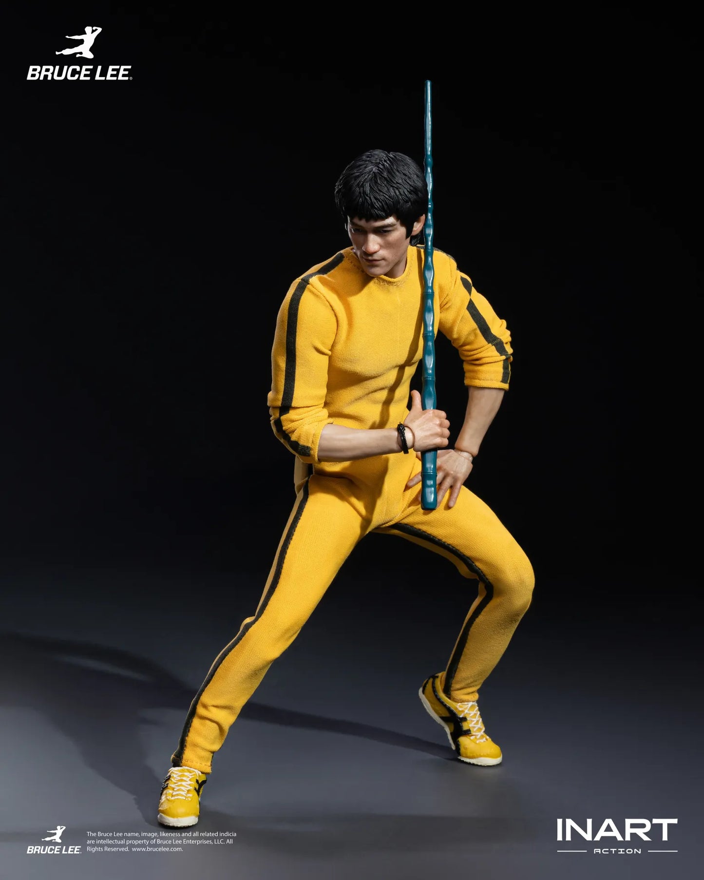 Bruce Lee (yellow Jumpsuit) 1/12 Collectible Figure