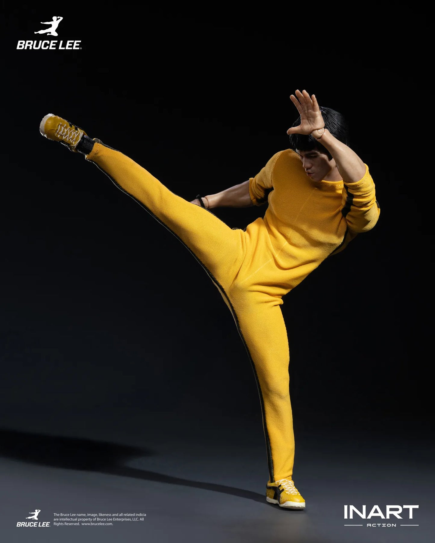 Bruce Lee (yellow Jumpsuit) 1/12 Collectible Figure