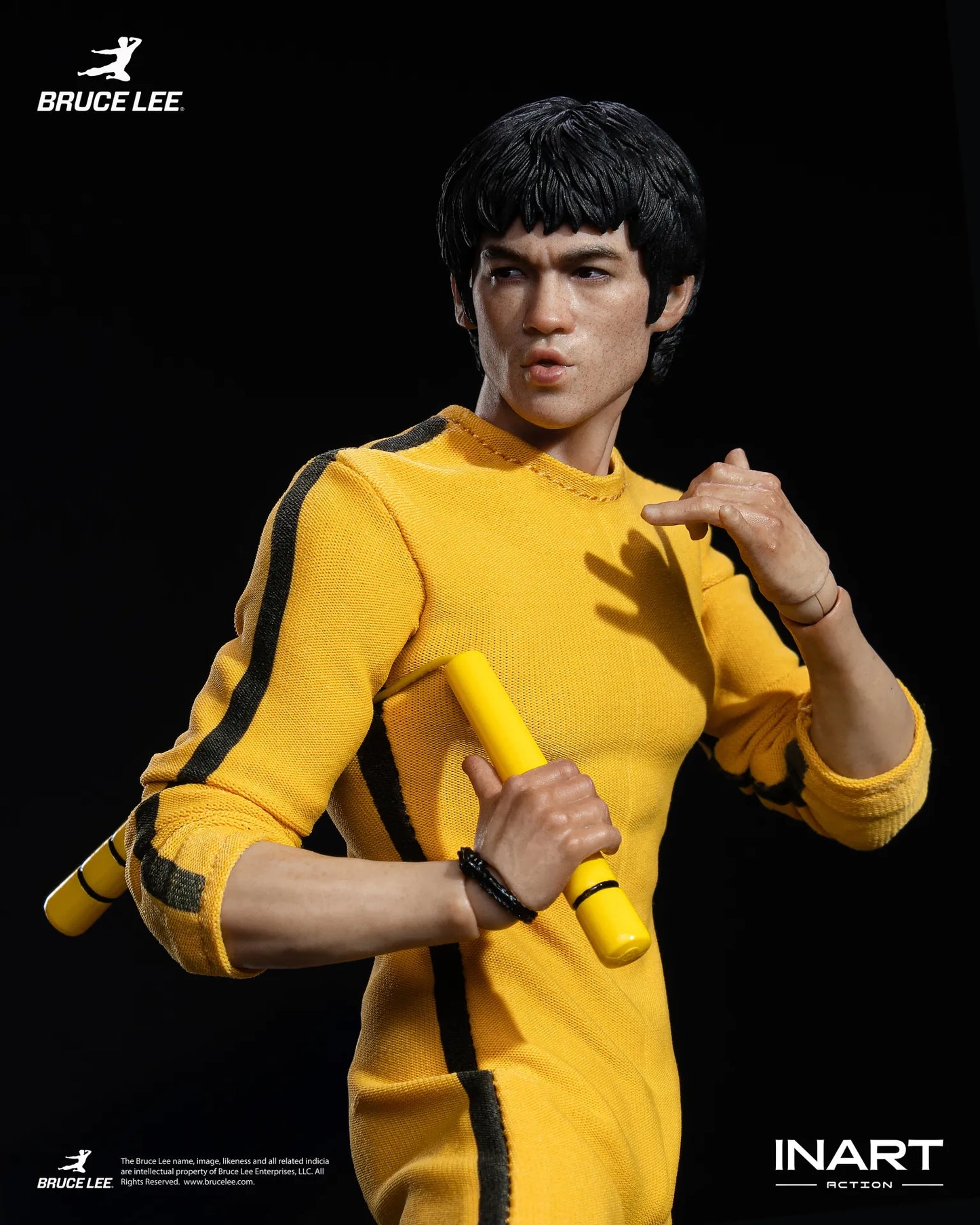 Bruce Lee (yellow Jumpsuit) 1/12 Collectible Figure